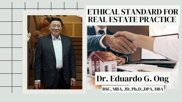 Ethical Standard For Real Estate Practice